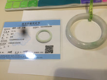 Load image into Gallery viewer, 57mm certified 100% natural green/white/yellow jadeite jade bangle R64-9289