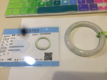 Load image into Gallery viewer, 57mm certified 100% natural green/white/yellow jadeite jade bangle R64-9289