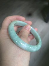 Load image into Gallery viewer, 56.6mm Certified Type A 100% Natural green Jadeite Jade bangle AS25-2481