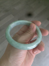 Load image into Gallery viewer, 56.6mm Certified Type A 100% Natural green Jadeite Jade bangle AS25-2481