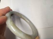 Load image into Gallery viewer, 57.3mm 100% Natural beige brown round cut nephrite Jade bangle HT57