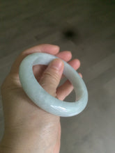 Load image into Gallery viewer, 57.6mm certified type A 100% Natural green jadeite jade bangle AS24-2107