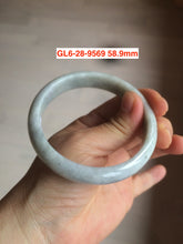 Load image into Gallery viewer, 54-57mm Certified type A 100% Natural yellow/brown Jadeite bangle group GL6