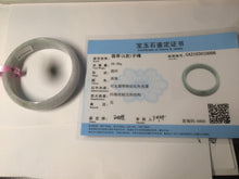 Load image into Gallery viewer, 51.8mm certified Type A 100% Natural light green Jadeite Jade bangle AQ37-0006