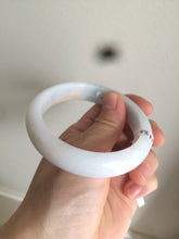 Load image into Gallery viewer, 57.8mm 100% certified natural light green/blue/yellow jadeite jade bangle S27-3228