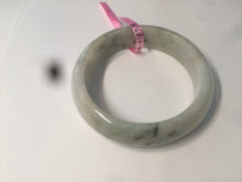 Load image into Gallery viewer, 55.2mm Type A 100% Natural green Jadeite Jade bangle AQ38