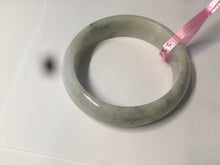 Load image into Gallery viewer, 55.2mm Type A 100% Natural green Jadeite Jade bangle AQ38