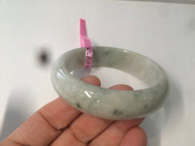 Load image into Gallery viewer, 55.2mm Type A 100% Natural green Jadeite Jade bangle AQ38