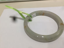 Load image into Gallery viewer, 58.5mm certified 100% natural green/yellow jadeite jade bangle AE44-8521