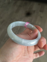 Load image into Gallery viewer, 57mm certificated Type A 100% Natural green Jadeite Jade bangle Y52-0715