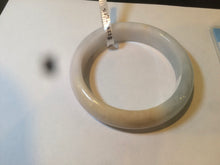 Load image into Gallery viewer, 57.8mm 100% certified natural light green/blue/yellow jadeite jade bangle S27-3228