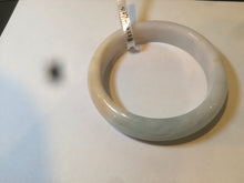 Load image into Gallery viewer, 57.8mm 100% certified natural light green/blue/yellow jadeite jade bangle S27-3228