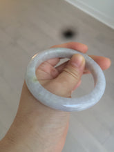 Load image into Gallery viewer, 55.6mm Certified type A 100% Natural light green/purple/white Jadeite bangle AT24-1368