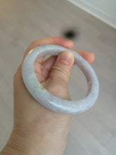 Load image into Gallery viewer, 55.6mm Certified type A 100% Natural light green/purple/white Jadeite bangle AT24-1368