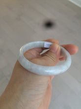 Load image into Gallery viewer, 53.7mm Certified Type A 100% Natural green/purple Jadeite Jade bangle AT25-1371