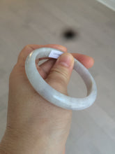 Load image into Gallery viewer, 53.7mm Certified Type A 100% Natural green/purple Jadeite Jade bangle AT25-1371