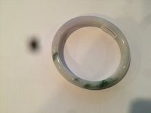 Load image into Gallery viewer, 49mm Certified Type A 100% Natural green purple oval Jadeite Jade bangle AM6-4137