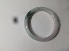 Load image into Gallery viewer, 49mm Certified Type A 100% Natural green purple oval Jadeite Jade bangle AM6-4137