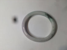 Load image into Gallery viewer, 49mm Certified Type A 100% Natural green purple oval Jadeite Jade bangle AM6-4137