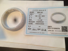 Load image into Gallery viewer, 58.3mm Certified Type A 100% Natural white/yellow/green Jadeite Jade bangle D60-0578