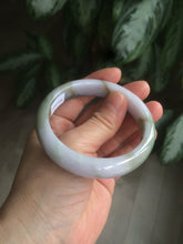Load image into Gallery viewer, 55mm Certified 100% natural Type A green/purplejadeite jade bangle R77-2597