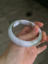 Load image into Gallery viewer, 55mm Certified 100% natural Type A green/purplejadeite jade bangle R77-2597