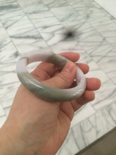 Load image into Gallery viewer, 55mm Certified 100% natural Type A green/purplejadeite jade bangle R77-2597
