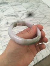 Load image into Gallery viewer, 55mm Certified 100% natural Type A green/purplejadeite jade bangle R77-2597