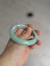 Load image into Gallery viewer, 56.7mm certified 100% natural type A sunny green yellow jadeite jade bangle AM10-0162