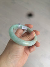 Load image into Gallery viewer, 56.7mm certified 100% natural type A sunny green yellow jadeite jade bangle AM10-0162