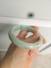 Load image into Gallery viewer, 56.7mm certified 100% natural type A sunny green yellow jadeite jade bangle AM10-0162