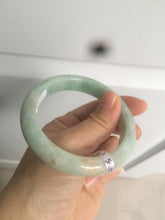 Load image into Gallery viewer, 56.7mm certified 100% natural type A sunny green yellow jadeite jade bangle AM10-0162