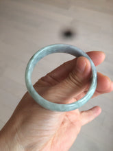 Load image into Gallery viewer, 51.5mm certified Type A 100% Natural green/purple/gray Jadeite Jade bangle C46-0457