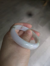 Load image into Gallery viewer, 51.5mm Certified Type A 100% Natural light green/purple/yellow/brown oval shape Jadeite Jade bangle AS14-0710