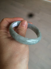 Load image into Gallery viewer, 51.5mm certified Type A 100% Natural green/purple/gray Jadeite Jade bangle C46-0457