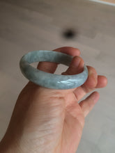 Load image into Gallery viewer, 51.5mm certified Type A 100% Natural green/purple/gray Jadeite Jade bangle C46-0457
