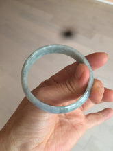 Load image into Gallery viewer, 51.5mm certified Type A 100% Natural green/purple/gray Jadeite Jade bangle C46-0457