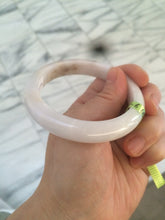 Load image into Gallery viewer, 56mm certificated Type A 100% Natural white/red/brown Jadeite Jade bangle AE24-5700