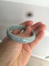 Load image into Gallery viewer, 51.5mm certified Type A 100% Natural green/purple/gray Jadeite Jade bangle C46-0457