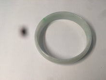 Load image into Gallery viewer, 52.9mm 100% natural Type A sunny green/white jadeite jade bangle AQ45-4140