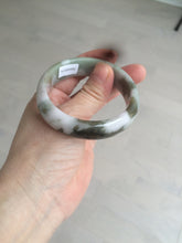 Load image into Gallery viewer, 51.5mm certified Type A 100% Natural green/purple/brown Jadeite Jade bangle N99-3774