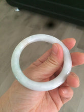 Load image into Gallery viewer, 52mm certified Type A 100% Natural green/orange/white round cut Jadeite Jade bangle R72-5679