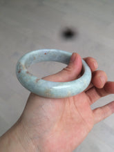 Load image into Gallery viewer, 58.8mm certified 100% natural Type A  green/blue/purple/brown jadeite jade bangle W83-9905