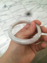 Load image into Gallery viewer, 57.9mm Certified Type A 100% Natural sunny green/purple/white Jadeite Jade bangle U87-0992