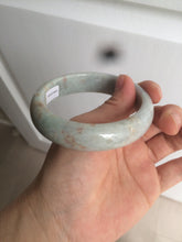 Load image into Gallery viewer, 58.8mm certified 100% natural Type A  green/blue/purple/brown jadeite jade bangle W83-9905