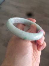 Load image into Gallery viewer, 53.7mm certificated Type A 100% Natural apple sunny Jadeite Jade bangle Y60-6617