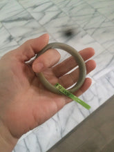 Load image into Gallery viewer, 52.5mm Certified Type A 100% Natural light purple/yellow/green oval Jadeite Jade bangle AJ16-8011