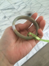 Load image into Gallery viewer, 52.5mm Certified Type A 100% Natural light purple/yellow/green oval Jadeite Jade bangle AJ16-8011