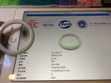 Load image into Gallery viewer, 52.8mm Certificated light green, white, purple jadeite jade bangle AS10-9457