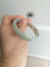 Load image into Gallery viewer, 52.9mm Certified Type A 100% Natural light green/brown Jadeite Jade bangle KS77-2354